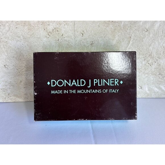 Donald J Pliner Metallic Weave Platform Sandals in Copper - Sz 10 w/Box - Picture 5 of 5